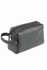 Lizy 1050 Suni Deri Clutch Çanta, Traş / Makyaj Çantası