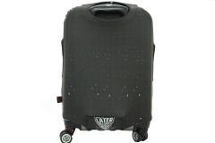 (My#29 Kum Saati) VALİZ İÇİN KILIF Siyah - Beyaz - Kabin Boy