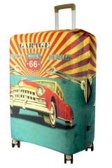 (My#155 ROUTE 66) VALİZ İÇİN KILIF