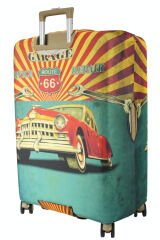 (My#155 ROUTE 66) VALİZ İÇİN KILIF