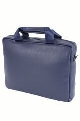 Plevr 23637 Us Polo Assn Suni Deri, Omuz Askılı, Kulplu Evrak Çantası