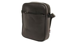 Plevr 8419-S  Us Polo Assn Siyah Suni Deri Omuz Askılı Portföy Çantası