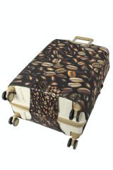 (My#149 ÇEKİRDEK KAHVE) VALİZ İÇİN KILIF