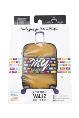 (My#148 SEVİMLİ KEDİLER) VALİZ İÇİN KILIF