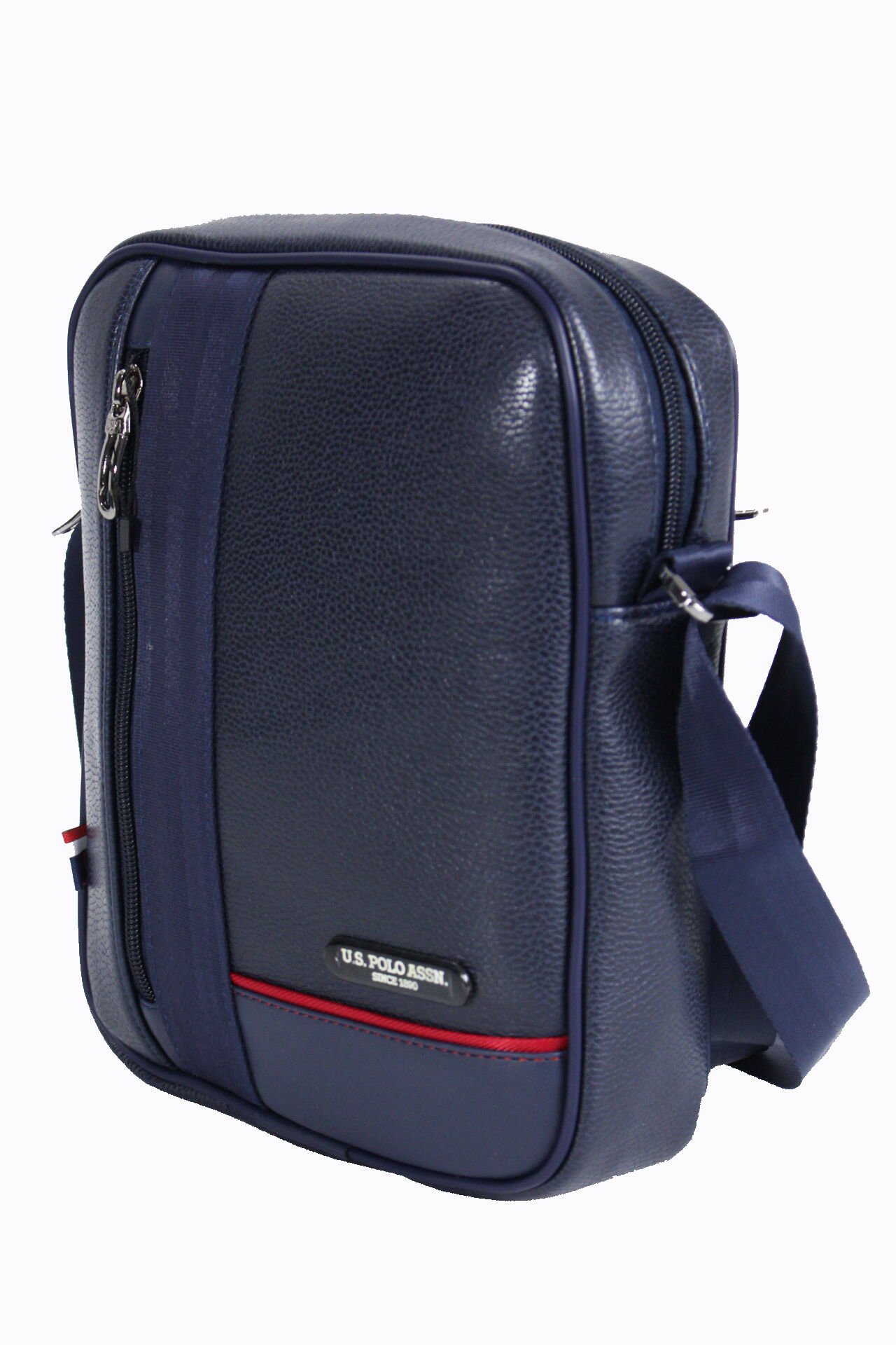 Plevr 8420 Us Polo Suni Deri Askılı Erkek Portföy Çanta Siyah