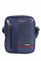 Plevr 8420 Us Polo Suni Deri Askılı Erkek Portföy Çanta Siyah